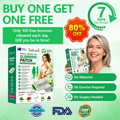 New 2026 Upgrade: Tailora® 10-in-1 Nano Slim Patch for Daily Body-Shaping Support
