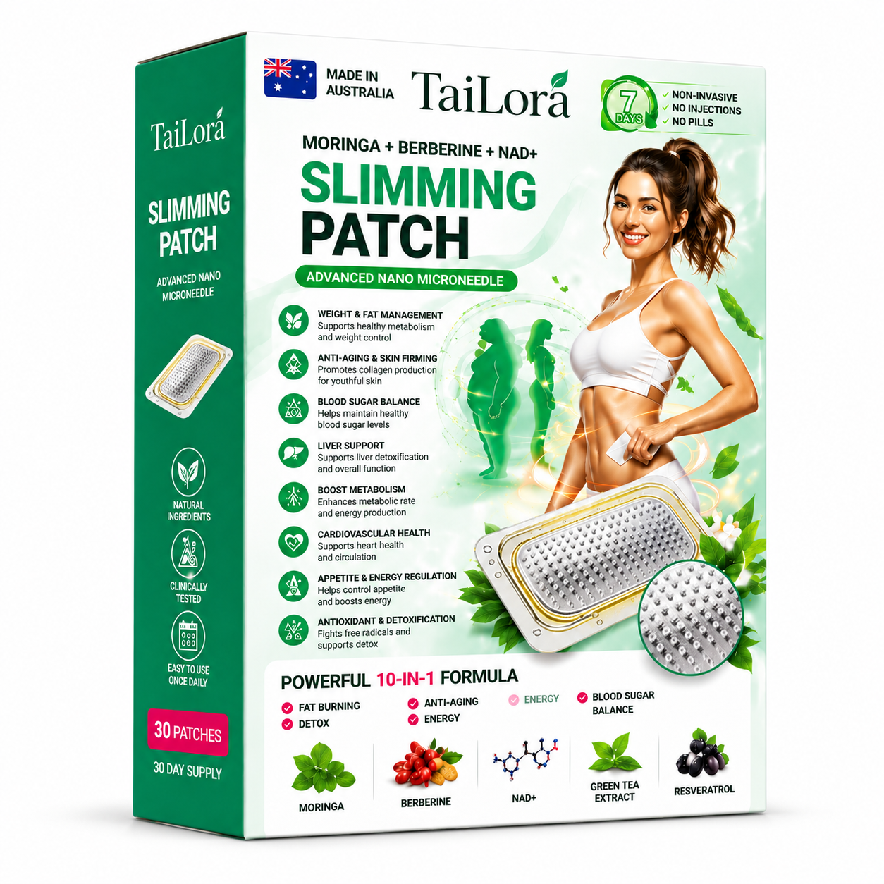 New 2026 Upgrade: Tailora® 10-in-1 Nano Slim Patch for Daily Body-Shaping Support